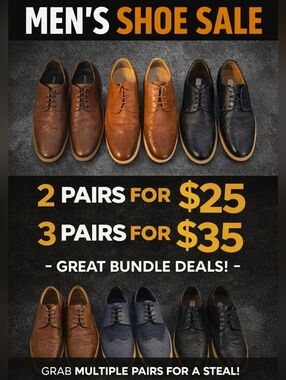 Men’s Dress Shoe Bundle | Size 11 | Stock Up & Save